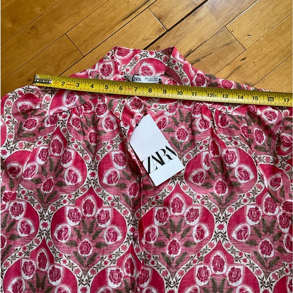 PRINT MIDI DRESS - Picture 12 of 13